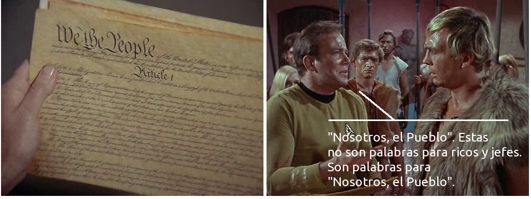Lecciones de democracia de Kirk