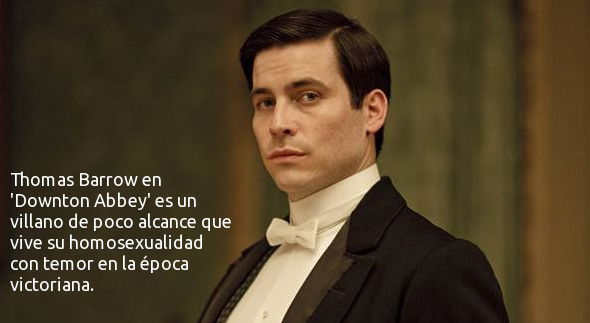 Thomas Barrow, un villano asustado en Downton Abbey