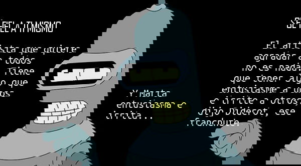 Bender y la fidelidad a uno mismo
