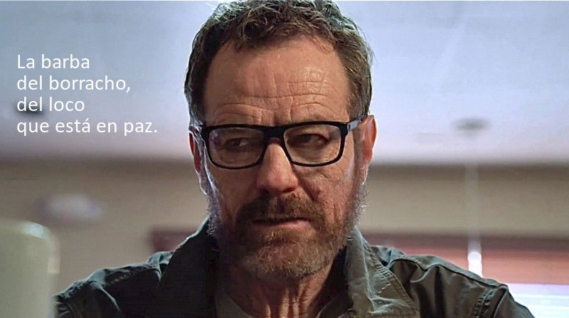 Walter White y la barba de naufrago