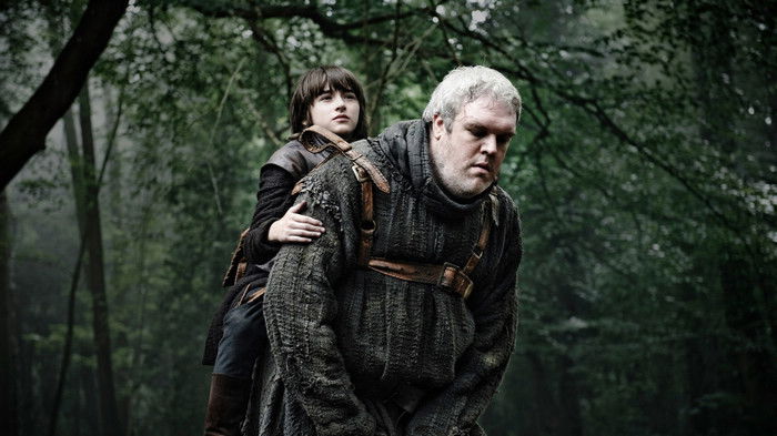 Bran a la espalda de Hodor