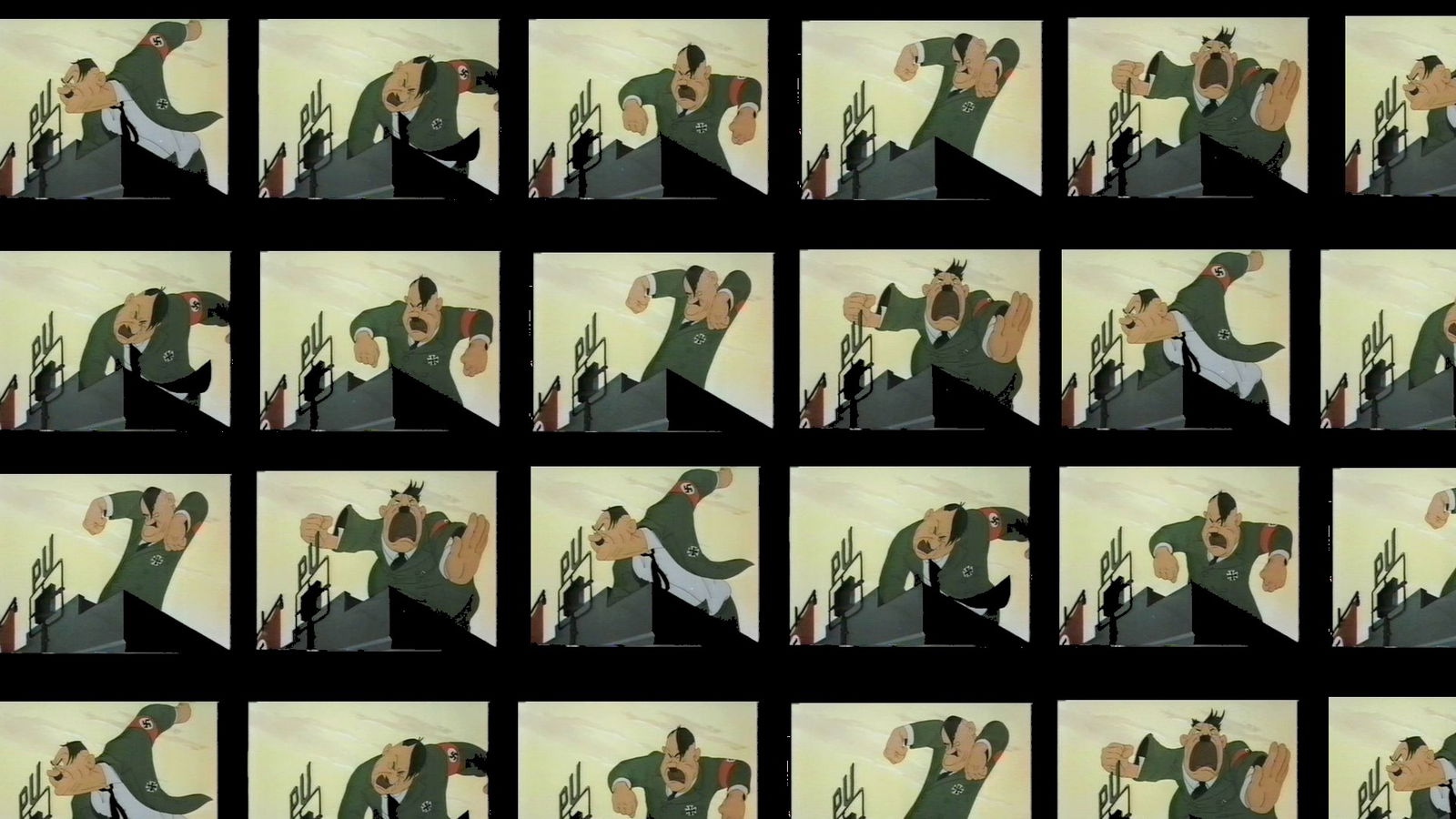 Hitler y sus aspavientos