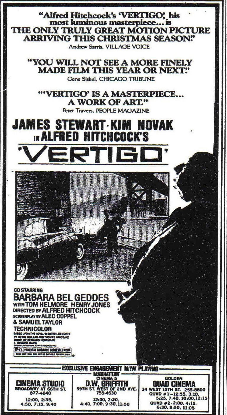 vertigo en cines