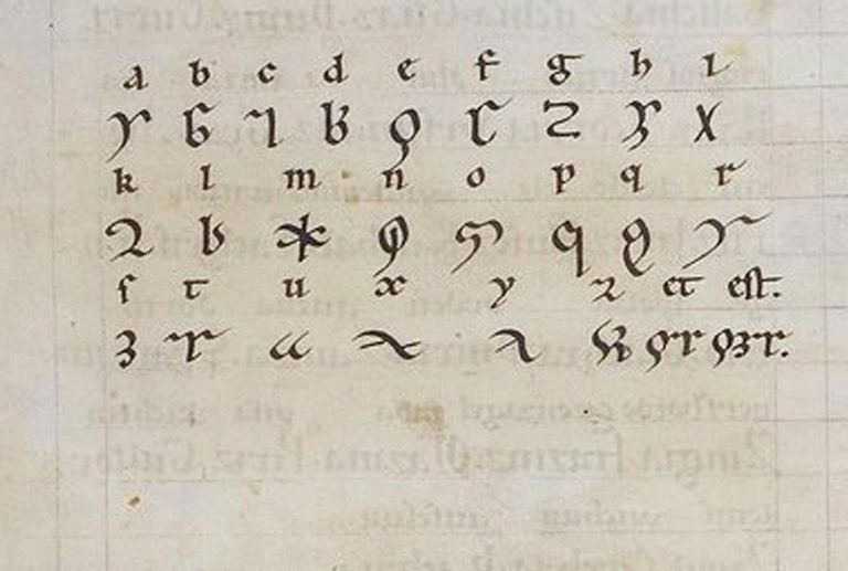Lengua Ignota de Hildegard von Bingen