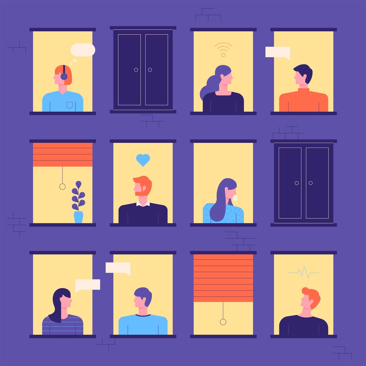 Relaciones sociales entre vecinos