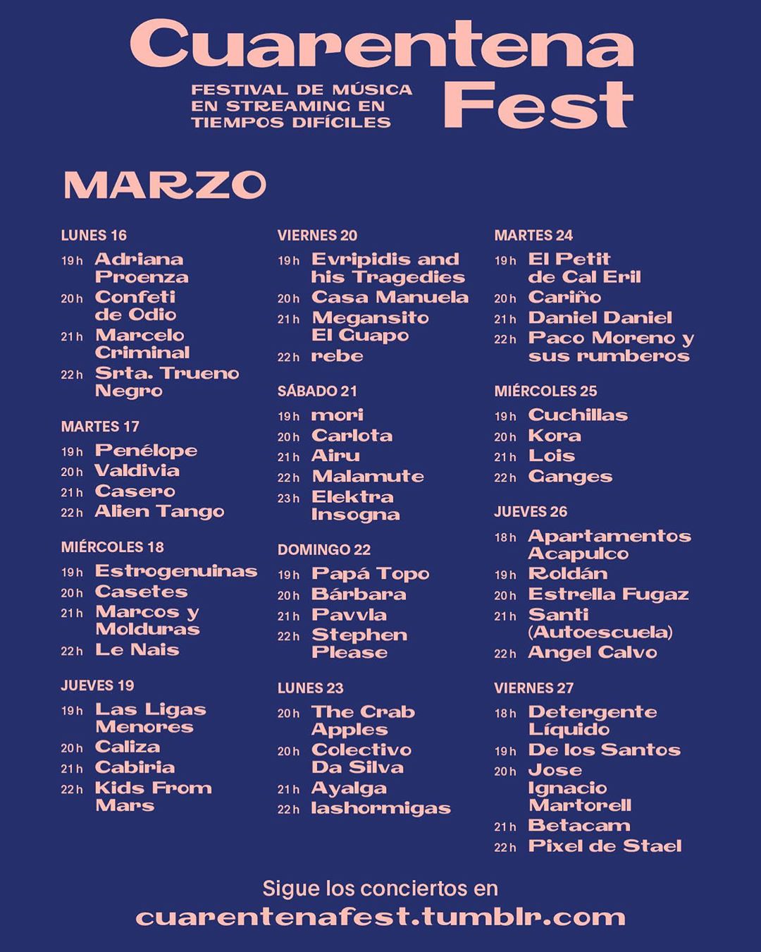 horarios-cuarentenafest