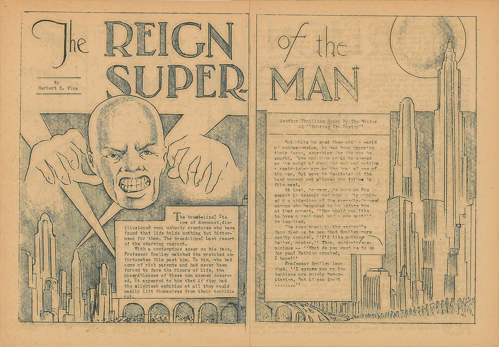 Primera publicación sobre SUPERMAN