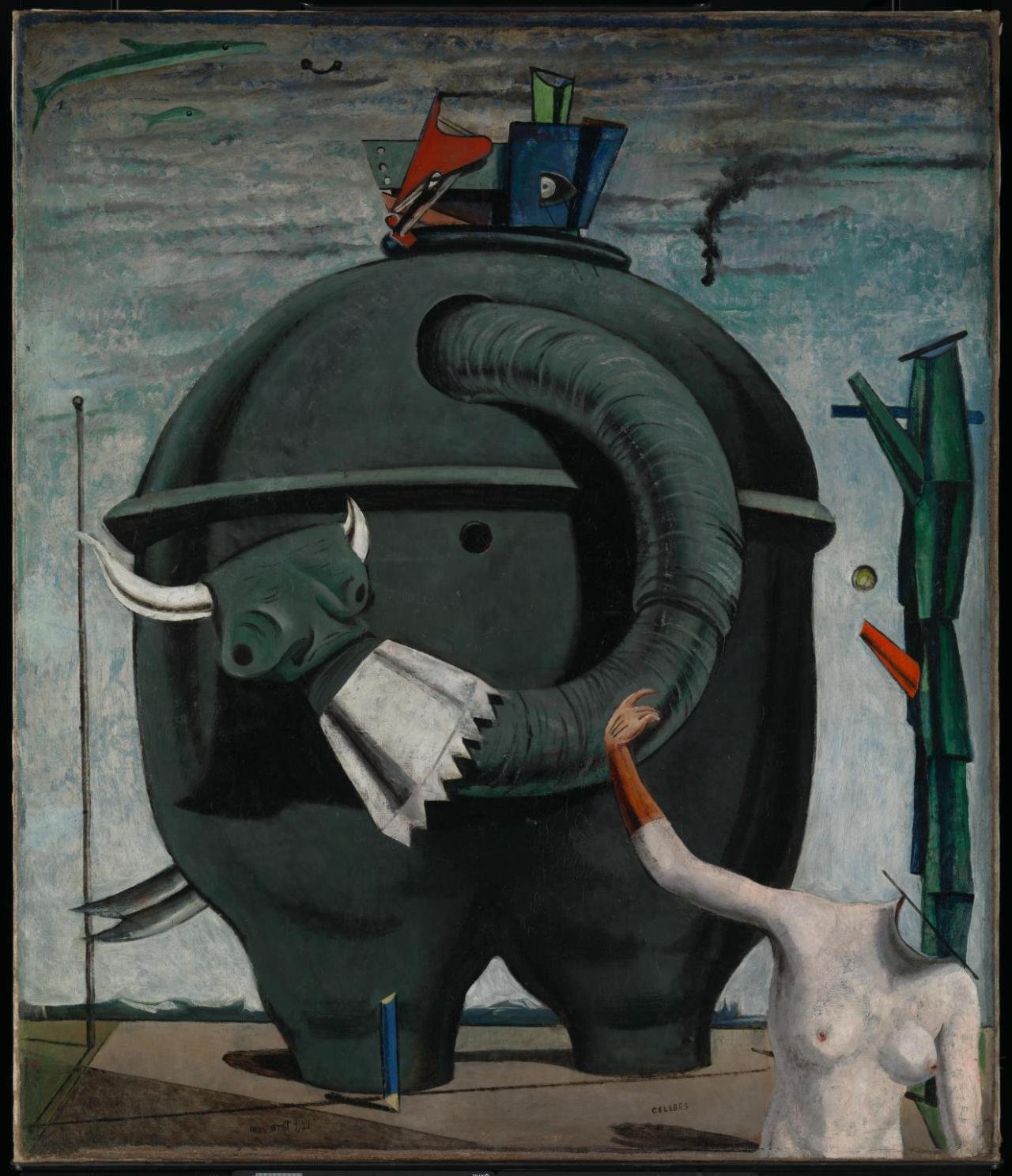 El elefante Celebes - Max Ernst