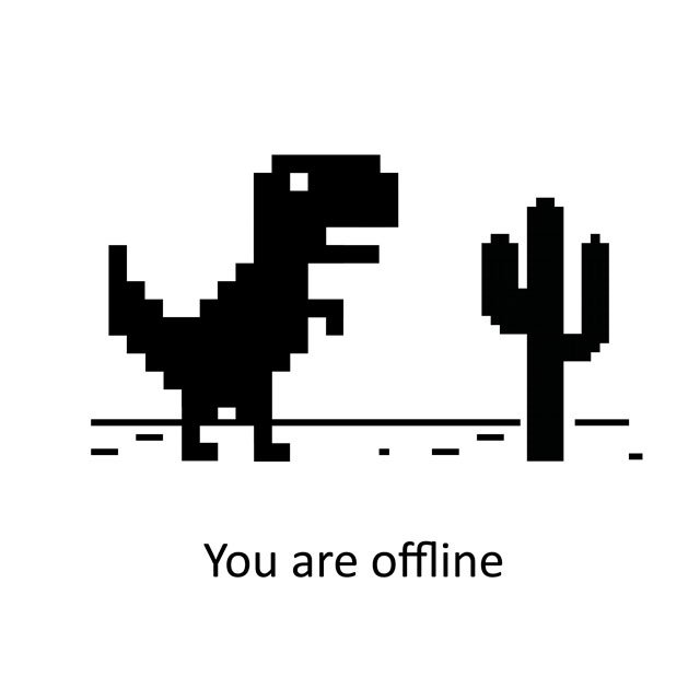 Dinosaur game google chrome