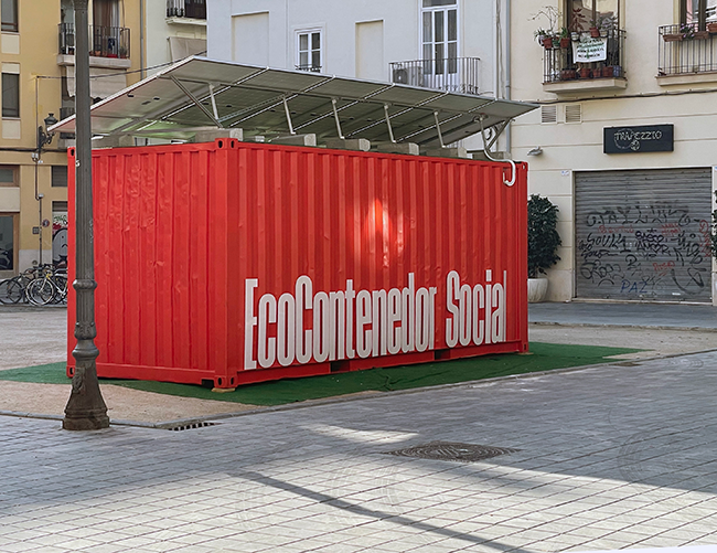 Este contenedor da pistas de cómo serán las casas del futuro.